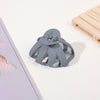 Frosted Octopus Hair Clips - Matte Oval Hairpin, 1/4/9 Pack