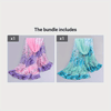 Women's Lightweight Chiffon Scarf - Long Sun Protection Shawl & Beach Wrap