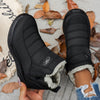 Women's Plush-Lined Winter Snow Boots - Lightweight Round-Toe Ankle Boots, Warm Short Outdoor Boots
