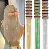 18-Pack 20-Inch Metallic Clip-In Hair Extensions with BB Clips — Heat-Resistant Sparkling Fairy Hair for Women