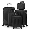 Hard Shell Luggage – 1pc or 5pc Set, 12" (30 cm), 16" (41 cm), 20" (51 cm), 24" (61 cm), 28" (71 cm) Spinner Suitcases with TSA Lock, Corner Protectors & 360° Wheels