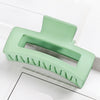 Multicolor Large Acrylic Rectangle Hair Clip Thick Resin Claw for Long Thick Hair Nonslip Jaw Clip