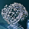 Rhinestone Bridal Tiara Clip - Sparkling Wedding & Prom Hairpiece for Updos, Buns & Pageants (Y2K Glam)