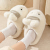 Women's Plush Bunny Slippers - Warm Indoor Slip-On House Shoes with Cute Rabbit Design, Soft Fabric Upper & TPR Grip Sole