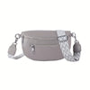 Women's Retro Belt Bag - Nylon Fanny Pack with Multi Pockets, Polyester Lining, Zipper Closure for Travel & Outdoor