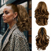 Curly Wavy Clip-In Ponytail – Clip-On Volumizing Hair Extension for Women – Heat-Resistant Fiber