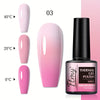 Temperature-Sensitive Color Changing Gel Nail Polish 7ml (0.24 fl oz) Fragrance-Free, Thermochromic Nail Art Manicure