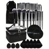 42-Piece Professional Makeup Kit - 30-Piece Brush Set with Velvet Travel Bag, Basic Makeup Tools & Gift Set