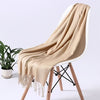 Women's Tassel Long Scarf - Lightweight All-Season Polyester Shawl & Air-Conditioning Wrap