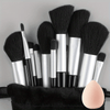 13-Piece Soft Fluffy Makeup Brush Set – Foundation, Blush, Powder, Eyeshadow, Kabuki & Blending Brushes