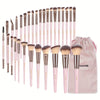 30-Piece Professional Makeup Brush Set – Premium Synthetic Kabuki, Foundation, Powder, Blush & Eye Brushes
