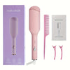 32mm Wave Curling Iron - Adjustable Temperature, Fast Heat & Anti-Scald Safety (Pink or Purple)