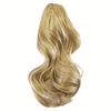 Clip-In Curly Ponytail Hair Extension – 11.8 in (30 cm) Loose Wave Claw Clip, Synthetic High-Temp Fiber for Women