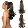 Clip-In Curly Wavy Ponytail Extension Claw – Flexible Synthetic Hairpiece for Women