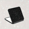 Sparkling Rhinestone Folding Compact Makeup Mirror - Dual-Sided Square Pocket Mirror for Purse & Handbag, Battery-Free