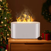 7-Color Simulated Flame Humidifier & Aromatherapy Diffuser — USB Dimmable Lamp for Bedroom & Home Decor, Gift