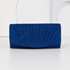 Mini Glitter Pleated Square Clutch with Chain – Evening Bag for Prom, Wedding & Holiday Parties