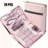 11/26-Piece Stainless Steel Nail Clipper Kit with Ear Spoon & Nail Files for Men and Women