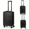 20-Inch ABS Hardside Carry-On Luggage with Combination Lock & 360° Spinner Wheels