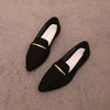 Women's Lightweight Pointed Toe Slip-On Flats, Elegant Daily Loafers