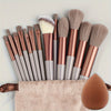 Soft Fluffy Makeup Brush Set – Professional Foundation, Powder & Eyeshadow Kabuki Blending Brushes