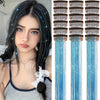 18-Pack 20-Inch Metallic Clip-In Hair Extensions with BB Clips — Heat-Resistant Sparkling Fairy Hair for Women