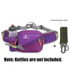 Multifunctional Outdoor Waist Bag with Water Bottle Holder and Carabiner - Running, Hiking & Fitness Belt Bag