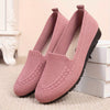 Women's Knitted Slip-On Loafers - Lightweight Non-Slip Flat Casual Walking Shoes