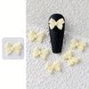 50-Pack Colorful Resin 3D Bow Nail Art Decorations - Mini Nail Charms for Manicure & Acrylic Nails