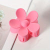 Flower Frosted Candy Hair Claw Clip – Non-Slip Strong Hold Jaw Clip for Women & Girls