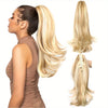 Clip-In Curly Wavy Ponytail Extension Claw – Flexible Synthetic Hairpiece for Women