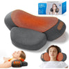 3-in-1 Neck Massager Pillow with Cervical Traction & Deep Tissue Relief, Corded Ergonomic Neck and Shoulder Massager with Manual Modes for Men and Women