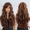 Blonde & Brown Balayage Body Wave Wig with Bangs - Long 100% Density Volume Hairpiece for Daily Wear, Cosplay & Weddings