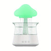 USB Mushroom Night Lamp with Rain-Cloud Aromatherapy Diffuser & Ultra-Quiet Humidifier — White Zen Home Decor for Bedroom & Office