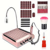 35000 RPM Electric Nail Drill Machine, High-Speed Nail Art Drill for Acrylic & Gel Removal with LED, Manicure and Pedicure Tool for Salon & Home