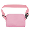 Lightweight Nylon Waist Bag - Adjustable Strap Zipper Fanny Pack with Polyester Lining for Running & Daily Commute