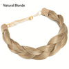 Adjustable Handmade Braided Headband – Natural High-Temp Fiber Hairband for Women