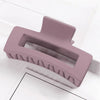 Multicolor Large Acrylic Rectangle Hair Clip Thick Resin Claw for Long Thick Hair Nonslip Jaw Clip