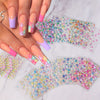 3D Nail Art Stickers - 10 or 30 Sheets Self-Adhesive Floral Daisy Bow Heart Butterfly Glitter Decals