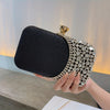 Rhinestone Wedding Clutch Purse, Glitter Evening Handbag for Prom, Party & Festival