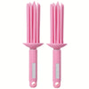 Round Fluffy Curling Hair Brush 1 or 2-Pack - Round Styling Brush for Curls