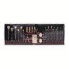 28-Piece Professional Makeup Brush Set – Rhinestone-Studded Nylon Bristles for Foundation, Blush, Contour & Eyes