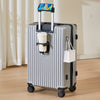 20-Inch (50.8 cm) Hard Shell Spinner Carry-On Luggage with Combination Lock and Aluminum Handle